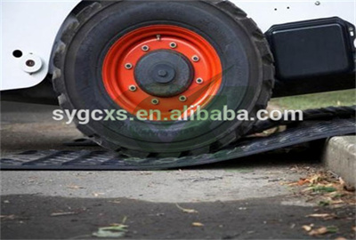 HDPE plastic road mat 15mm thick for soft ground